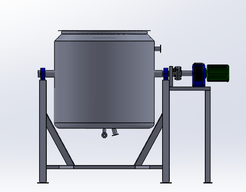 Ribbon Blender Mixer Alternate View